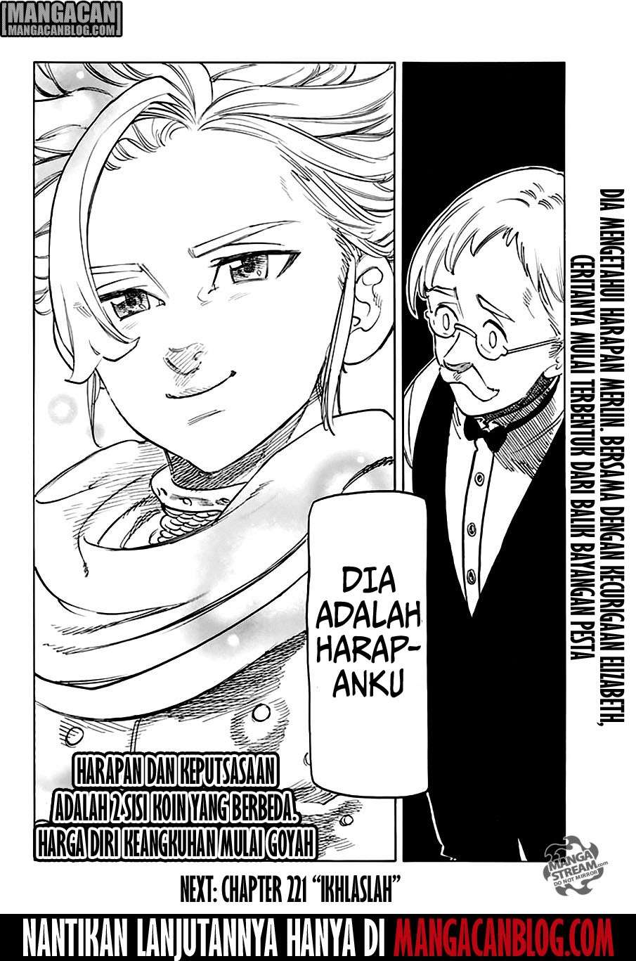 Nanatsu no Taizai Chapter 220 Gambar 19