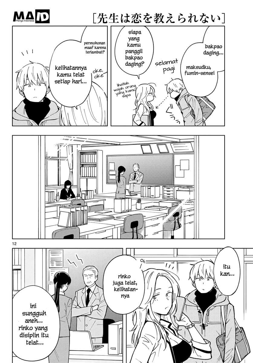 Sensei wa Koi wo Oshierarenai Chapter 9 Gambar 15