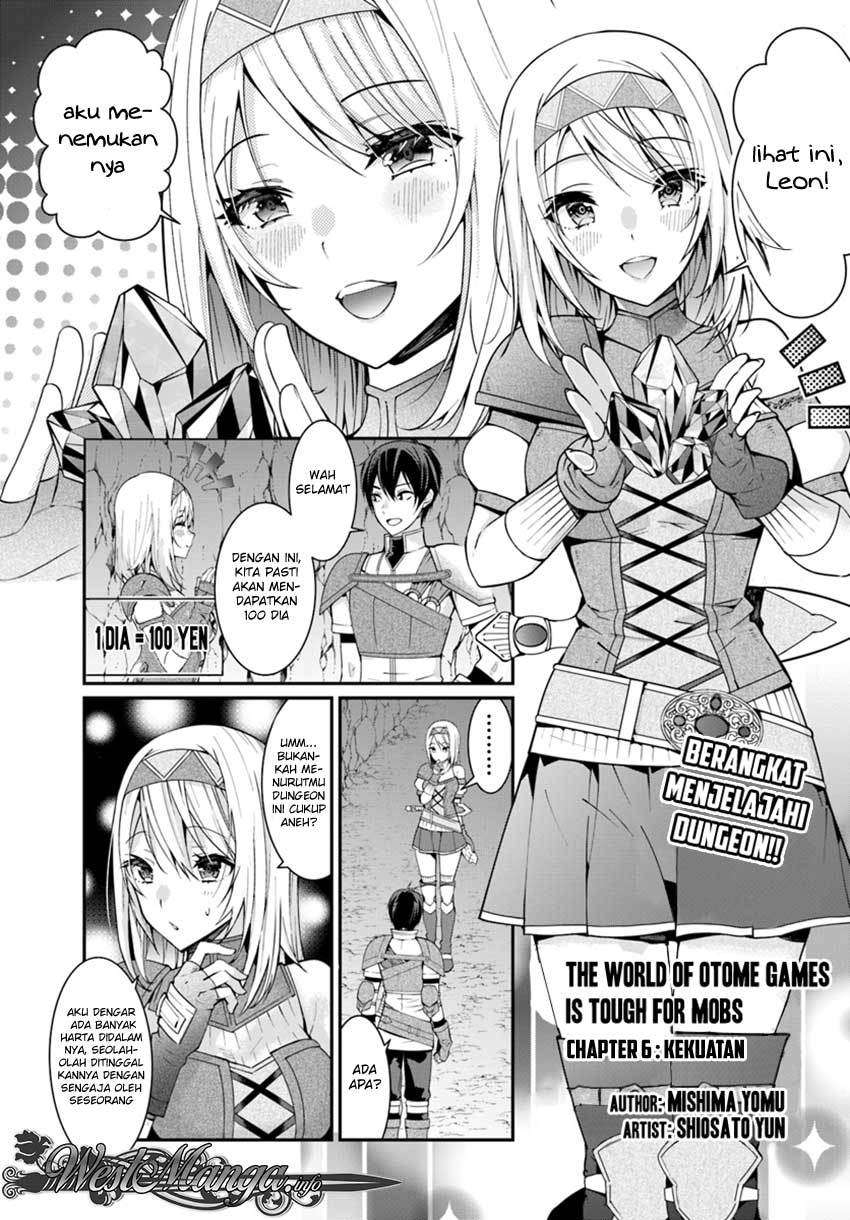 Baca Komik Otome Game Sekai wa Mob ni Kibishii Sekai Desu Chapter 6 Gambar 1