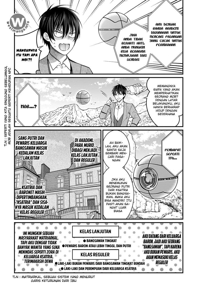 Otome Game Sekai wa Mob ni Kibishii Sekai Desu Chapter 4 Gambar 5