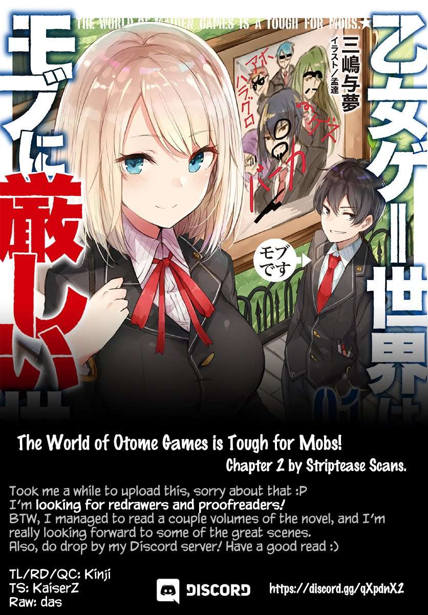 Otome Game Sekai wa Mob ni Kibishii Sekai Desu Chapter 2 Gambar 21