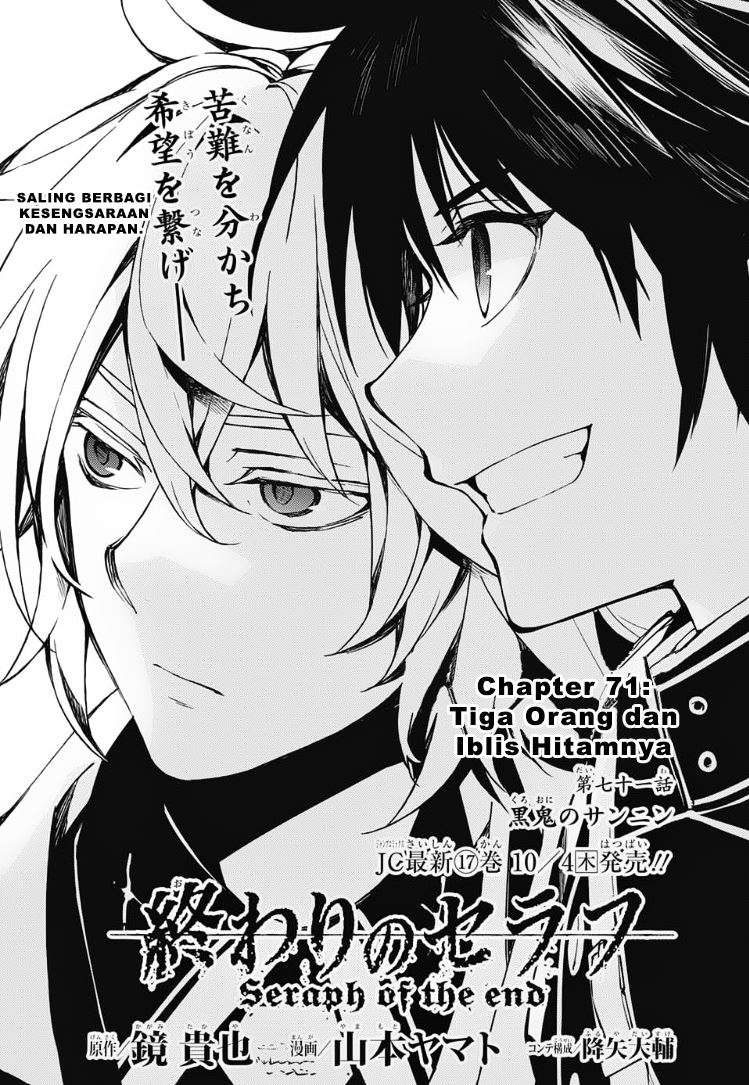 Baca  Owari no Seraph Chapter 71 Gambar 2
