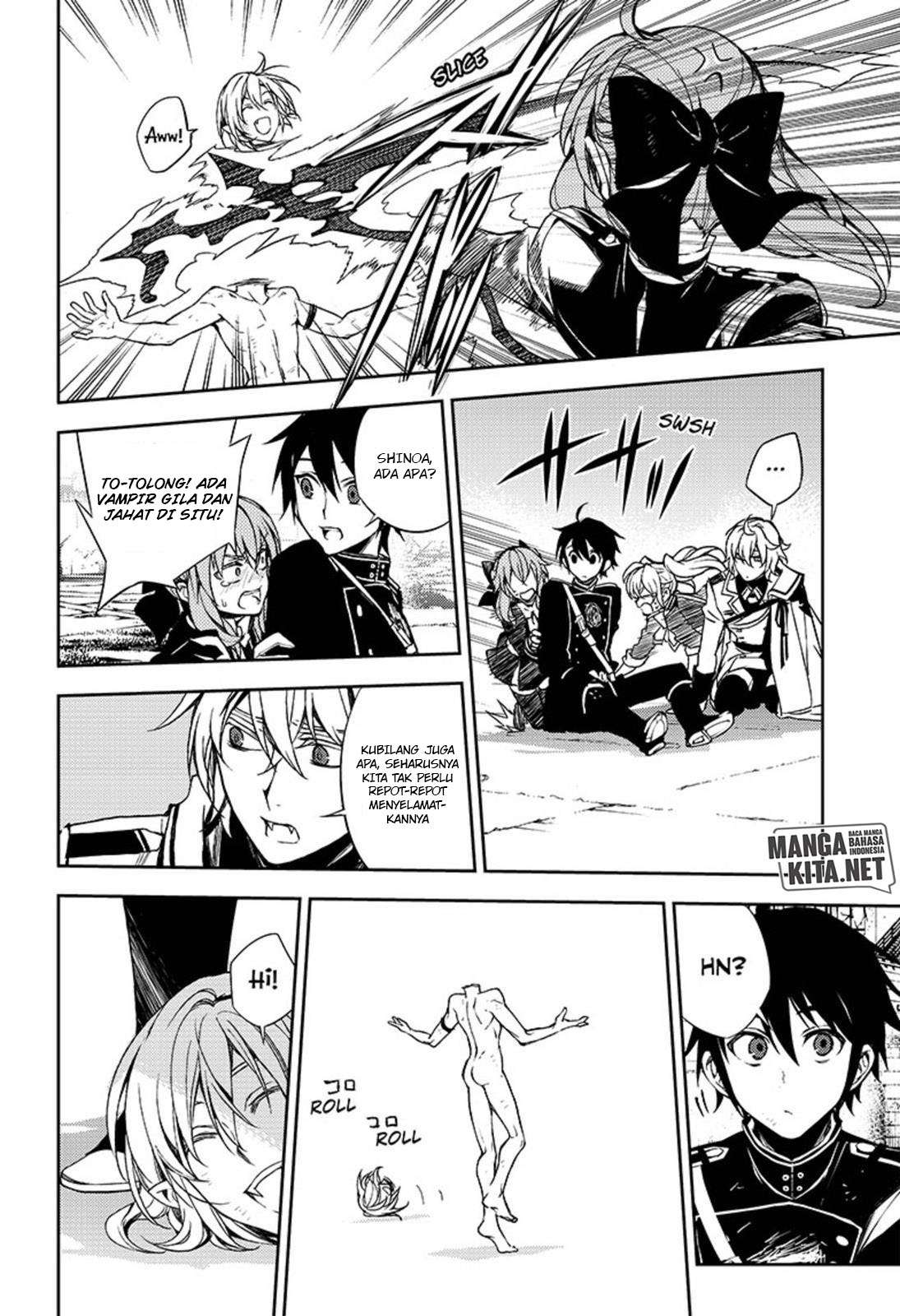 Owari no Seraph Chapter 61 Gambar 24