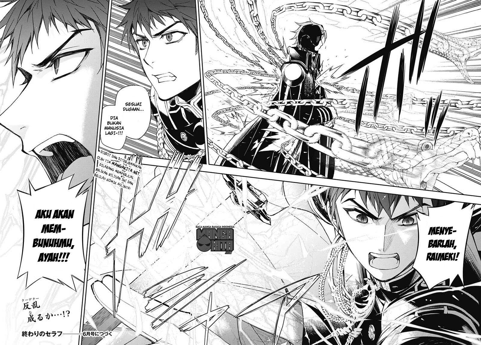 Owari no Seraph Chapter 56 Gambar 43
