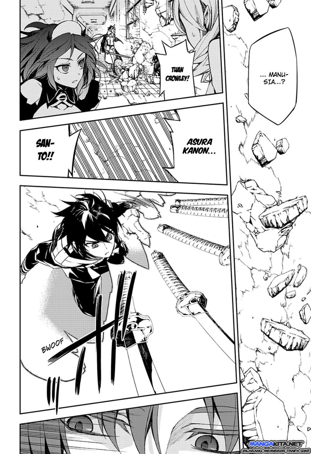 Owari no Seraph Chapter 34 Gambar 15