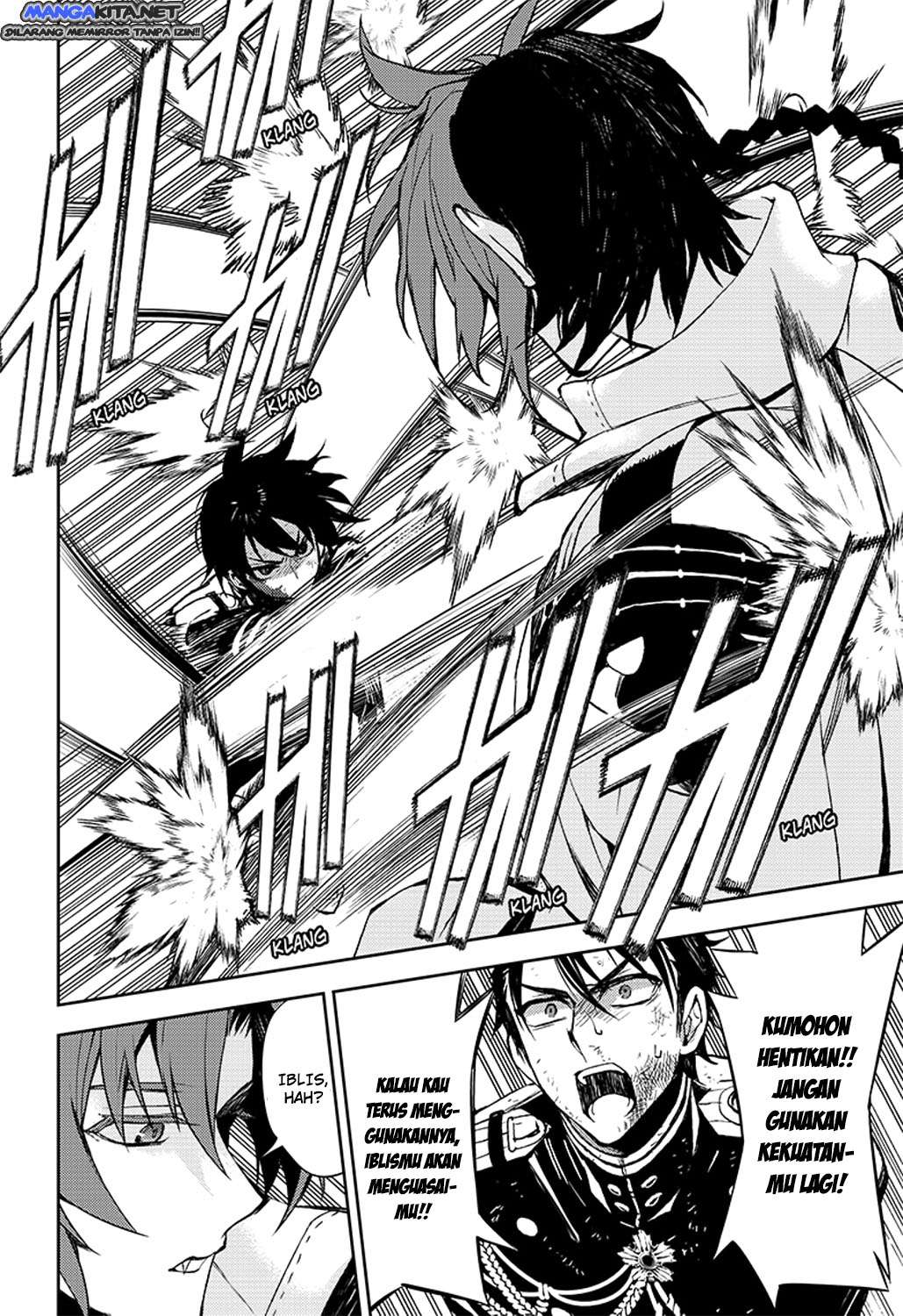 Owari no Seraph Chapter 34 Gambar 20