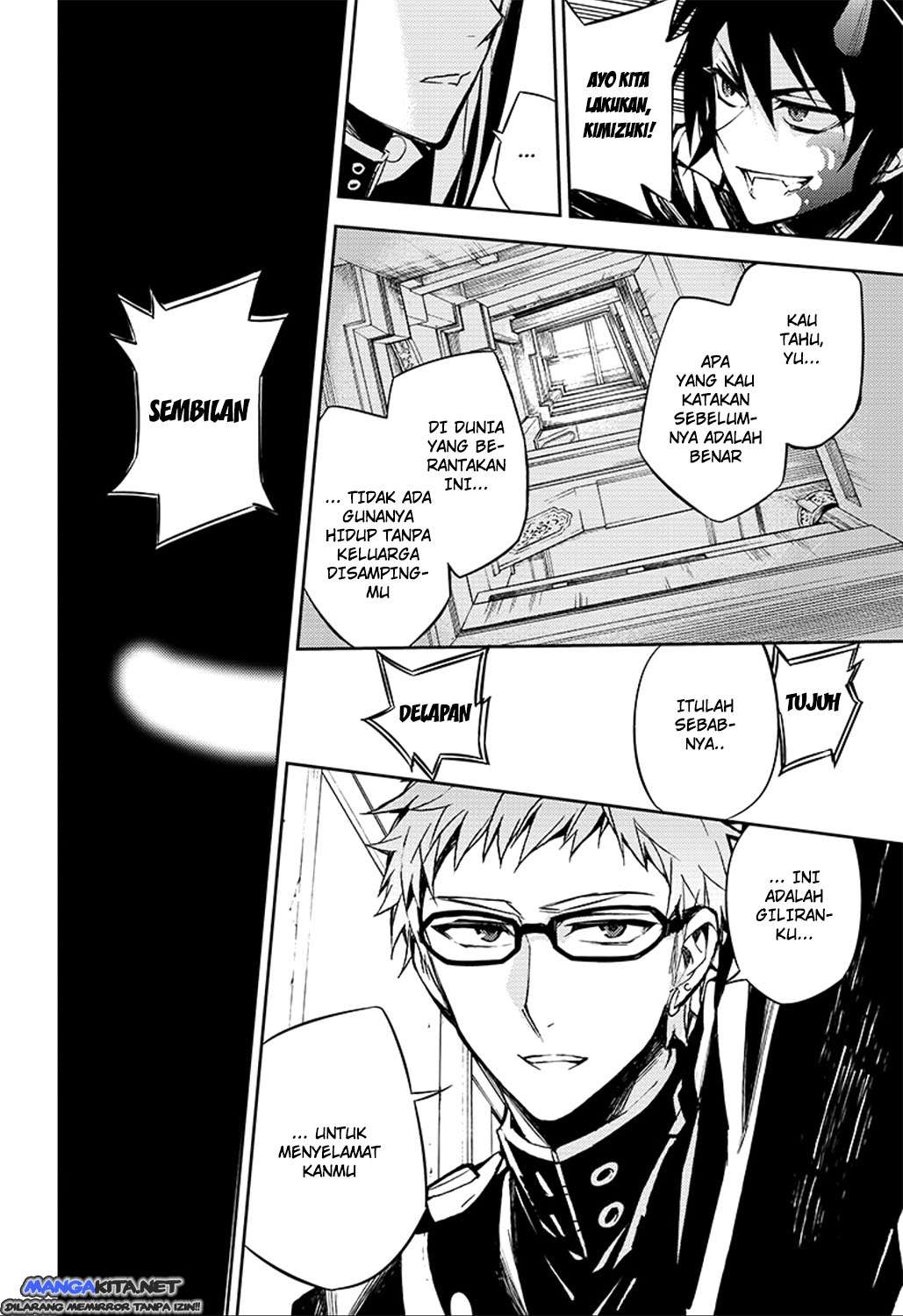 Owari no Seraph Chapter 34 Gambar 27