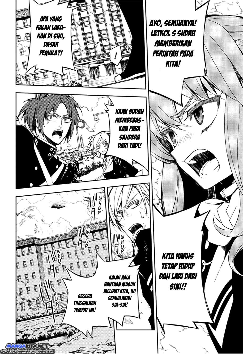 Owari no Seraph Chapter 34 Gambar 32