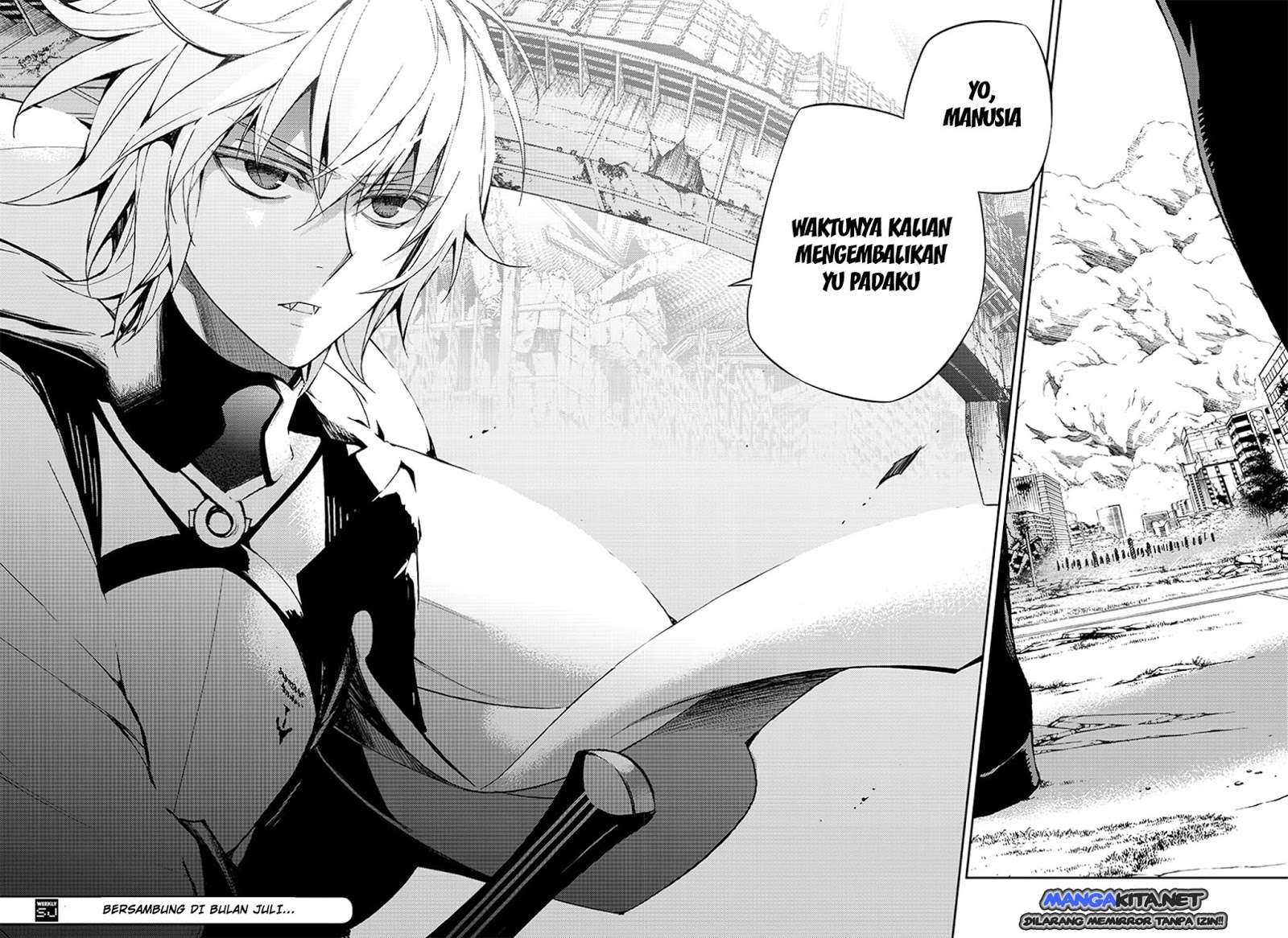 Owari no Seraph Chapter 34 Gambar 35