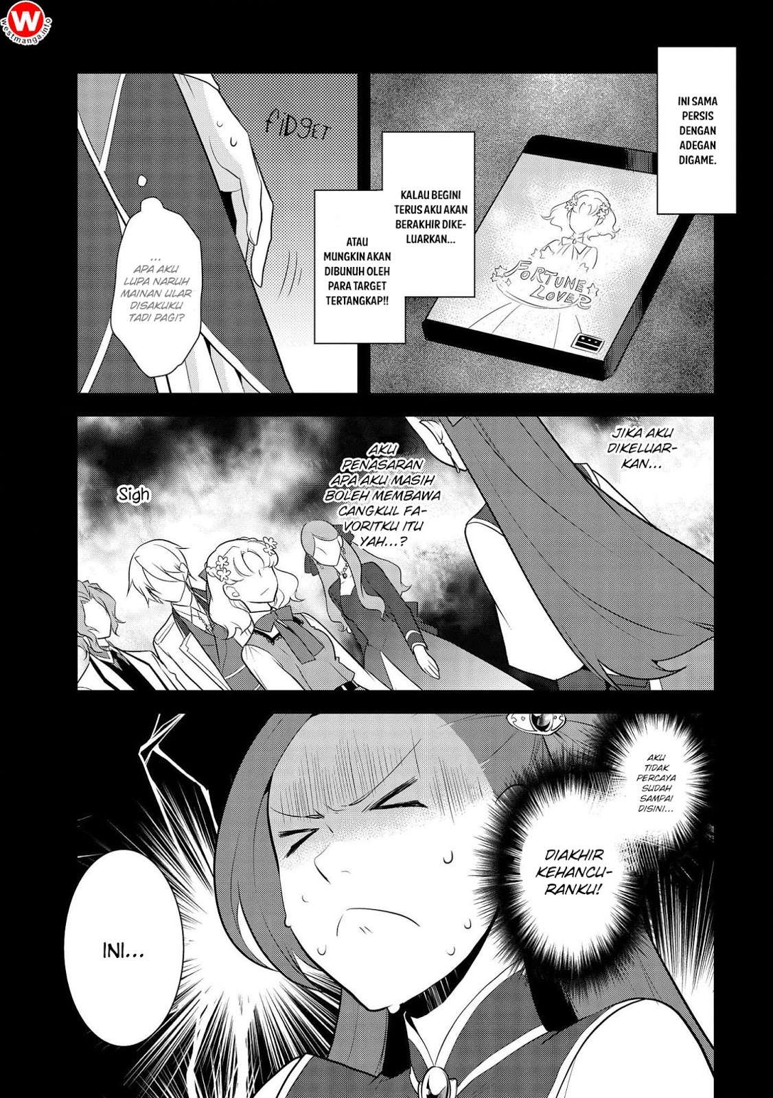 Otome Game no Hametsu Flag shika nai Akuyaku Reijou ni Tensei shite shimatta Chapter 014 Gambar 3