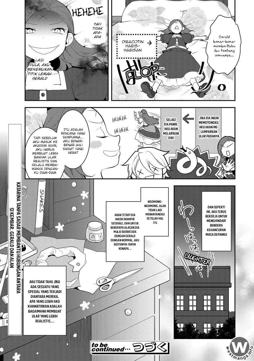 Otome Game no Hametsu Flag shika nai Akuyaku Reijou ni Tensei shite shimatta Chapter 04 Gambar 33