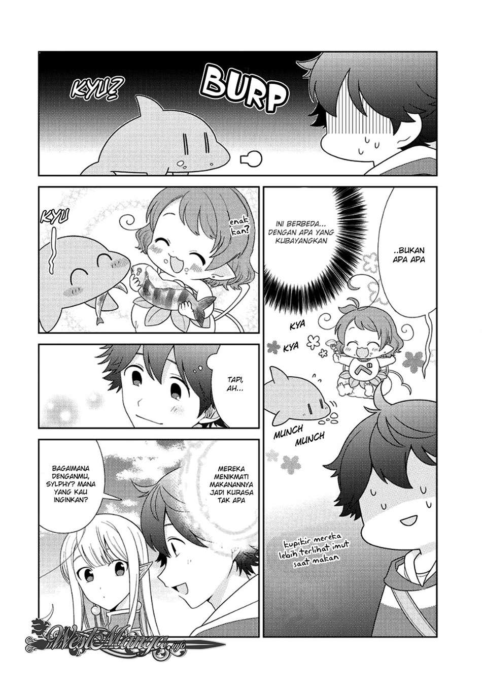 Seirei-tachi no Rakuen to Risou no Isekai Seikatsu Chapter 7 Gambar 7