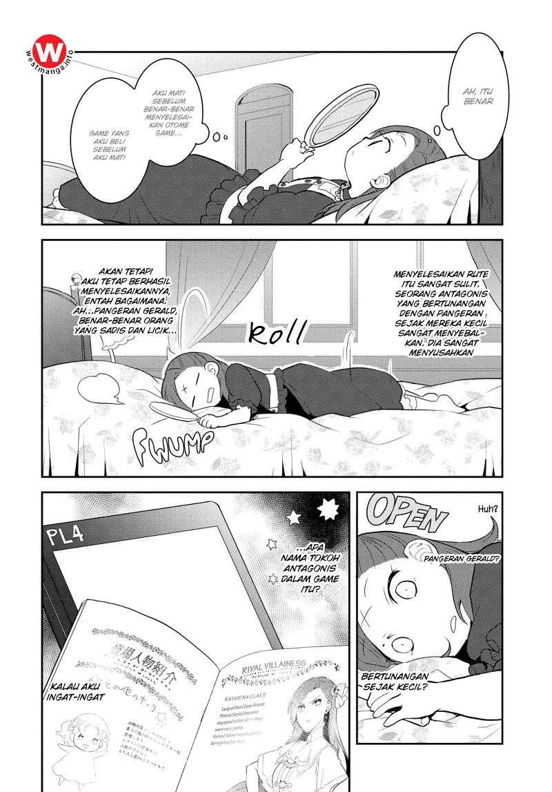 Otome Game no Hametsu Flag shika nai Akuyaku Reijou ni Tensei shite shimatta Chapter 01 Gambar 15