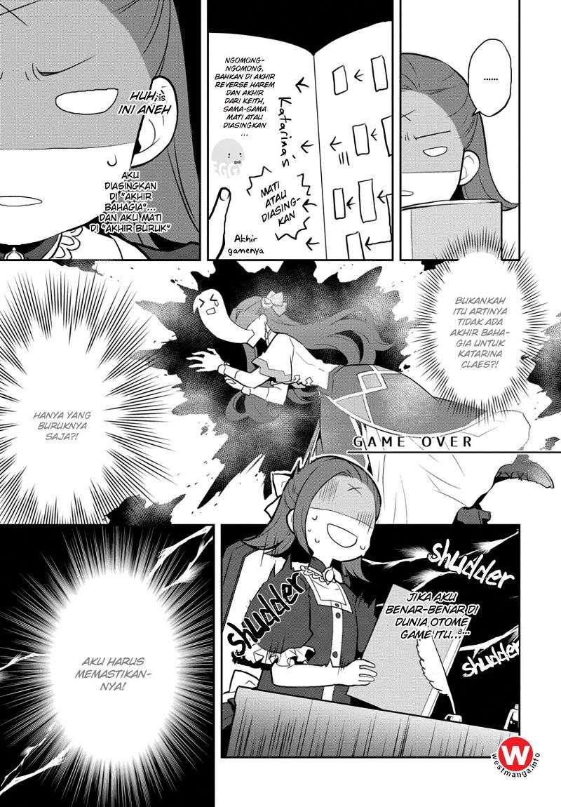 Otome Game no Hametsu Flag shika nai Akuyaku Reijou ni Tensei shite shimatta Chapter 01 Gambar 22