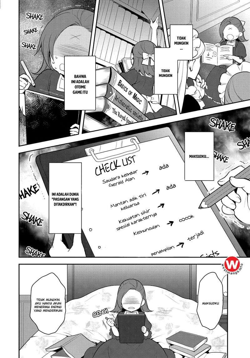 Otome Game no Hametsu Flag shika nai Akuyaku Reijou ni Tensei shite shimatta Chapter 01 Gambar 23