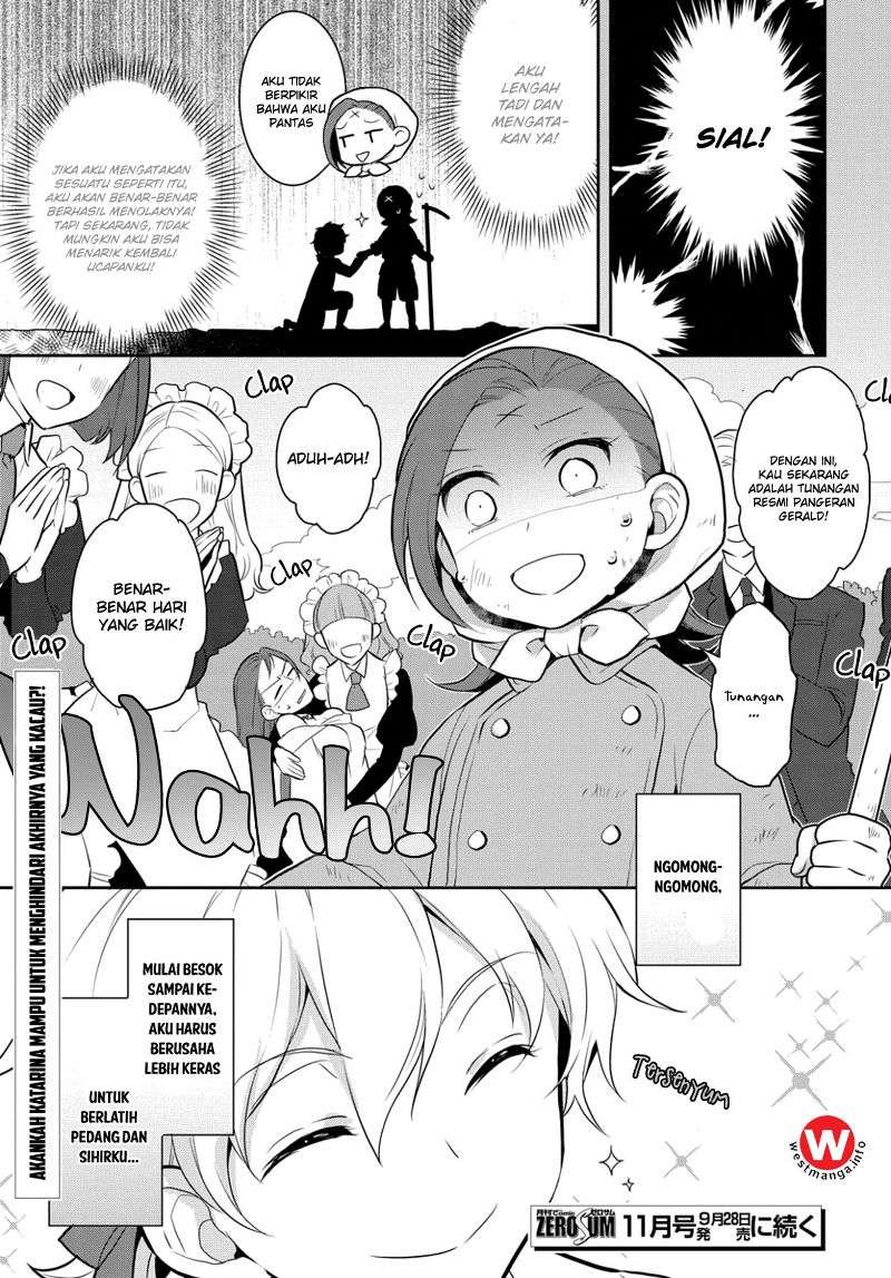 Otome Game no Hametsu Flag shika nai Akuyaku Reijou ni Tensei shite shimatta Chapter 01 Gambar 36