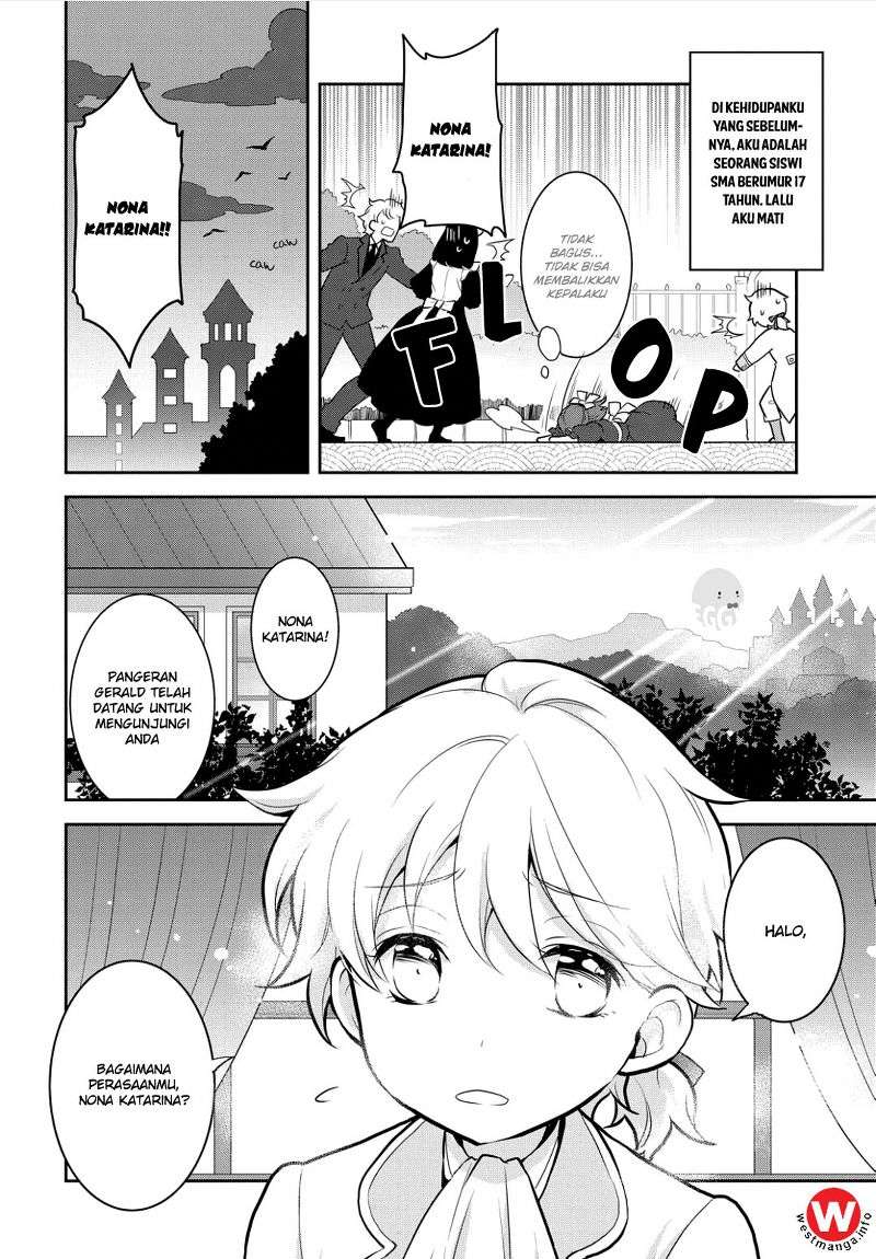 Otome Game no Hametsu Flag shika nai Akuyaku Reijou ni Tensei shite shimatta Chapter 01 Gambar 7