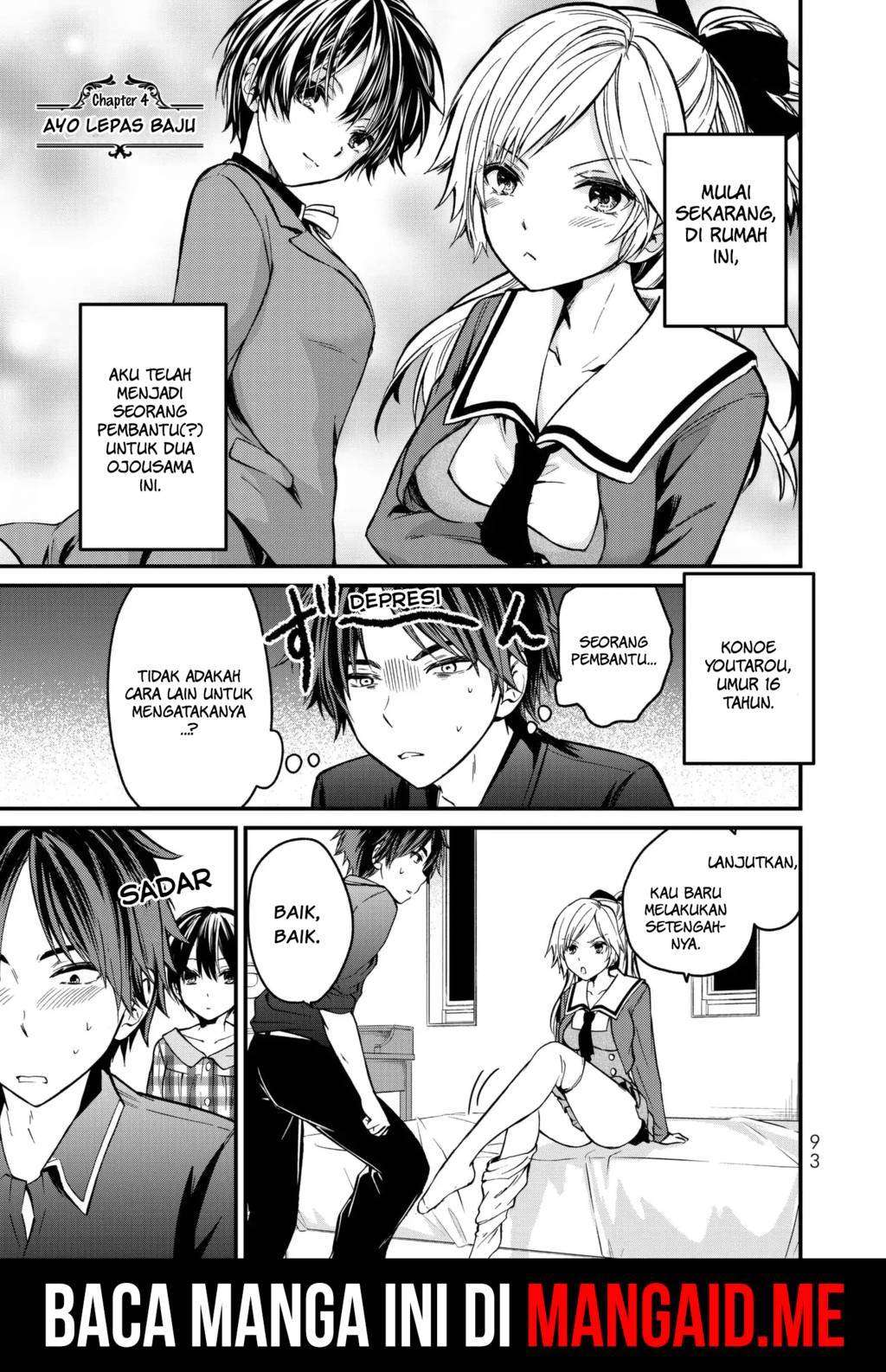 Baca Ojousama no Shimobe Chapter 4 Gambar 2