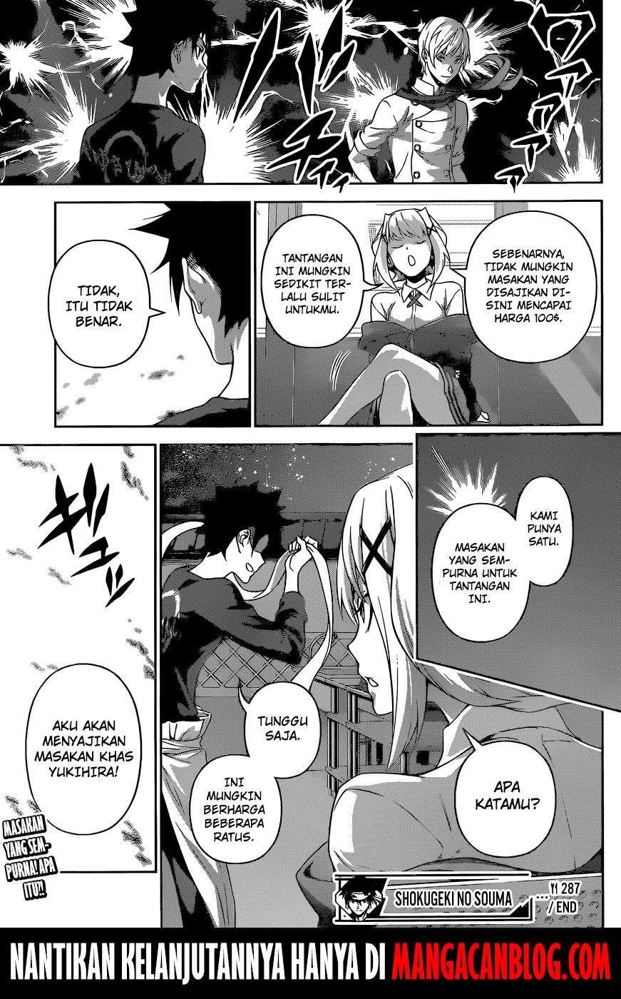 Shokugeki no Souma Chapter 287 Gambar 23