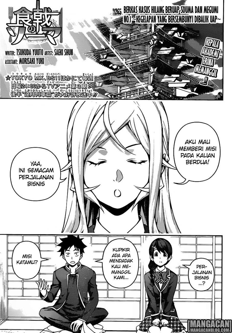 Baca Komik Shokugeki no Souma Chapter 265 Gambar 1