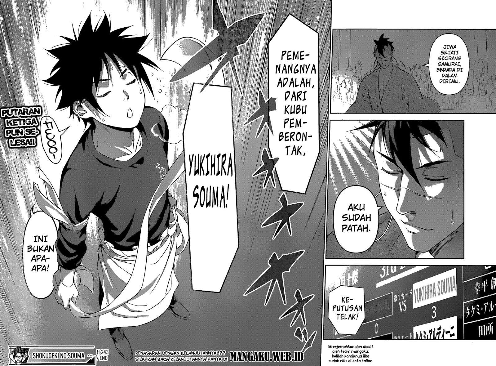 Shokugeki no Souma Chapter 243 Gambar 19