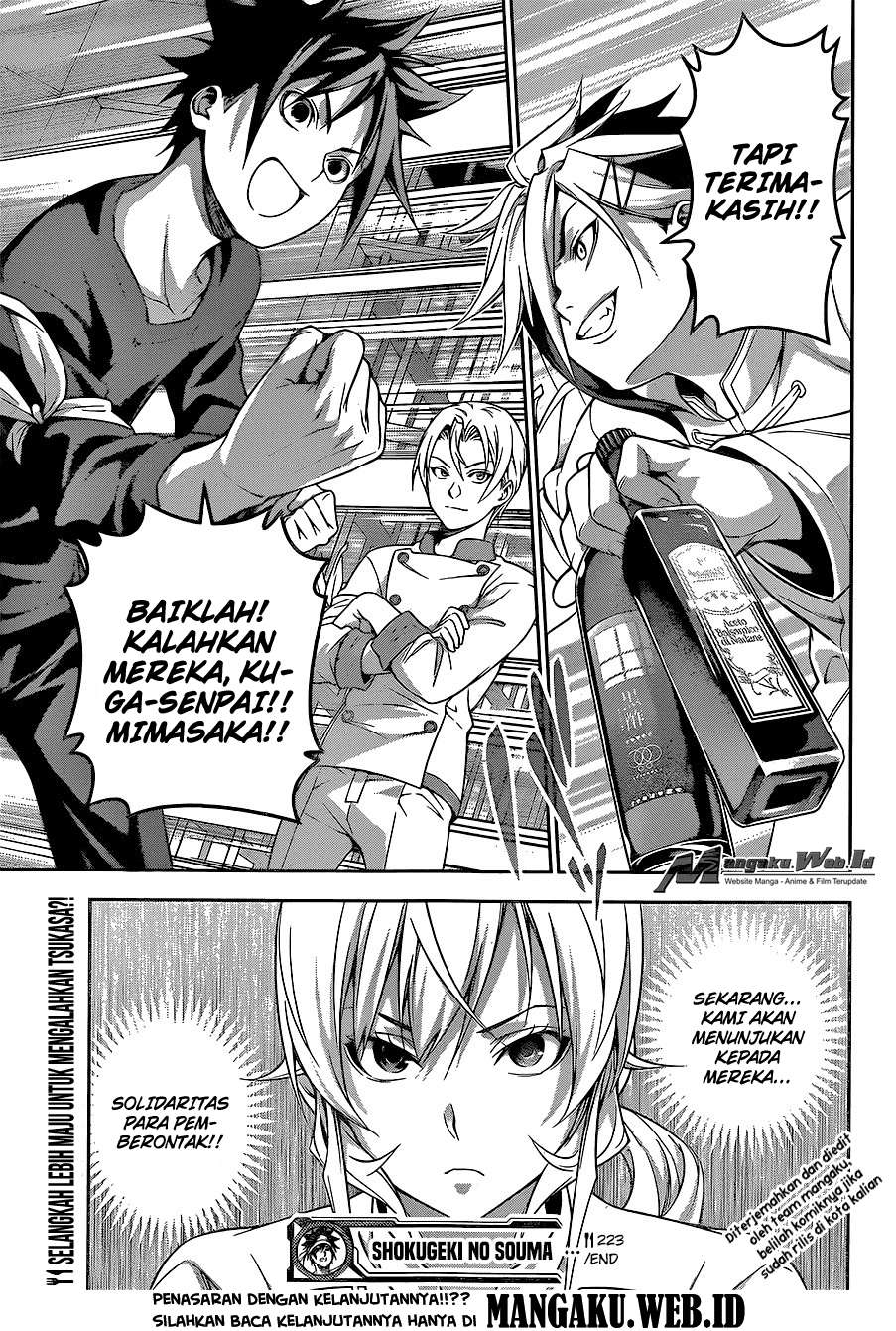 Shokugeki no Souma Chapter 223 Gambar 17
