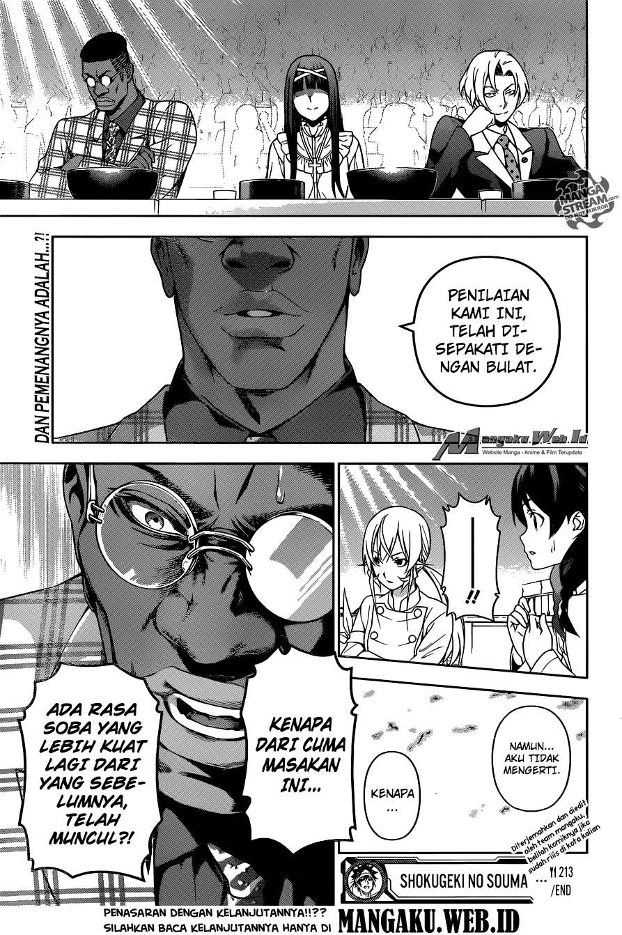 Shokugeki no Souma Chapter 213 Gambar 18
