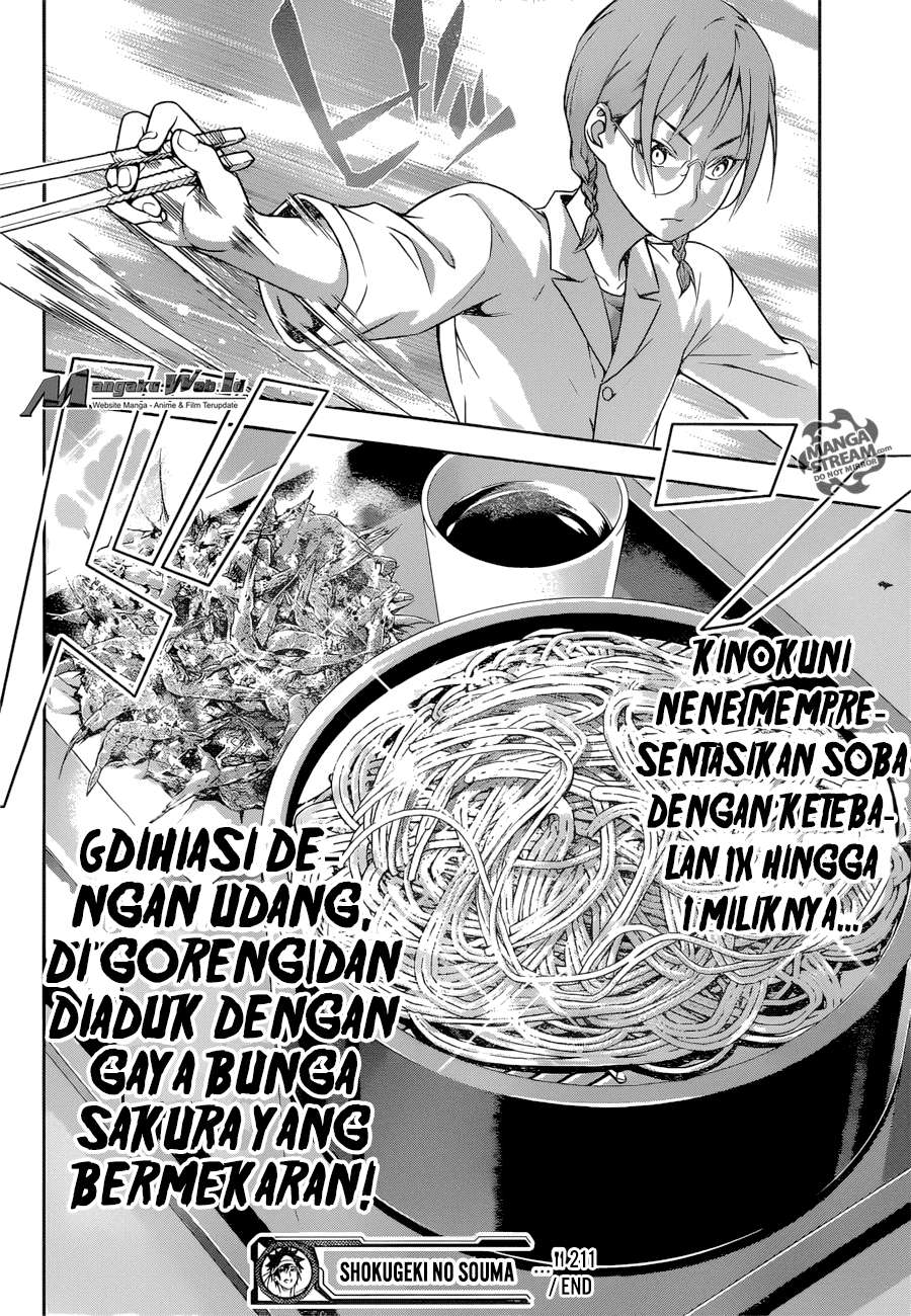 Shokugeki no Souma Chapter 211 Gambar 18