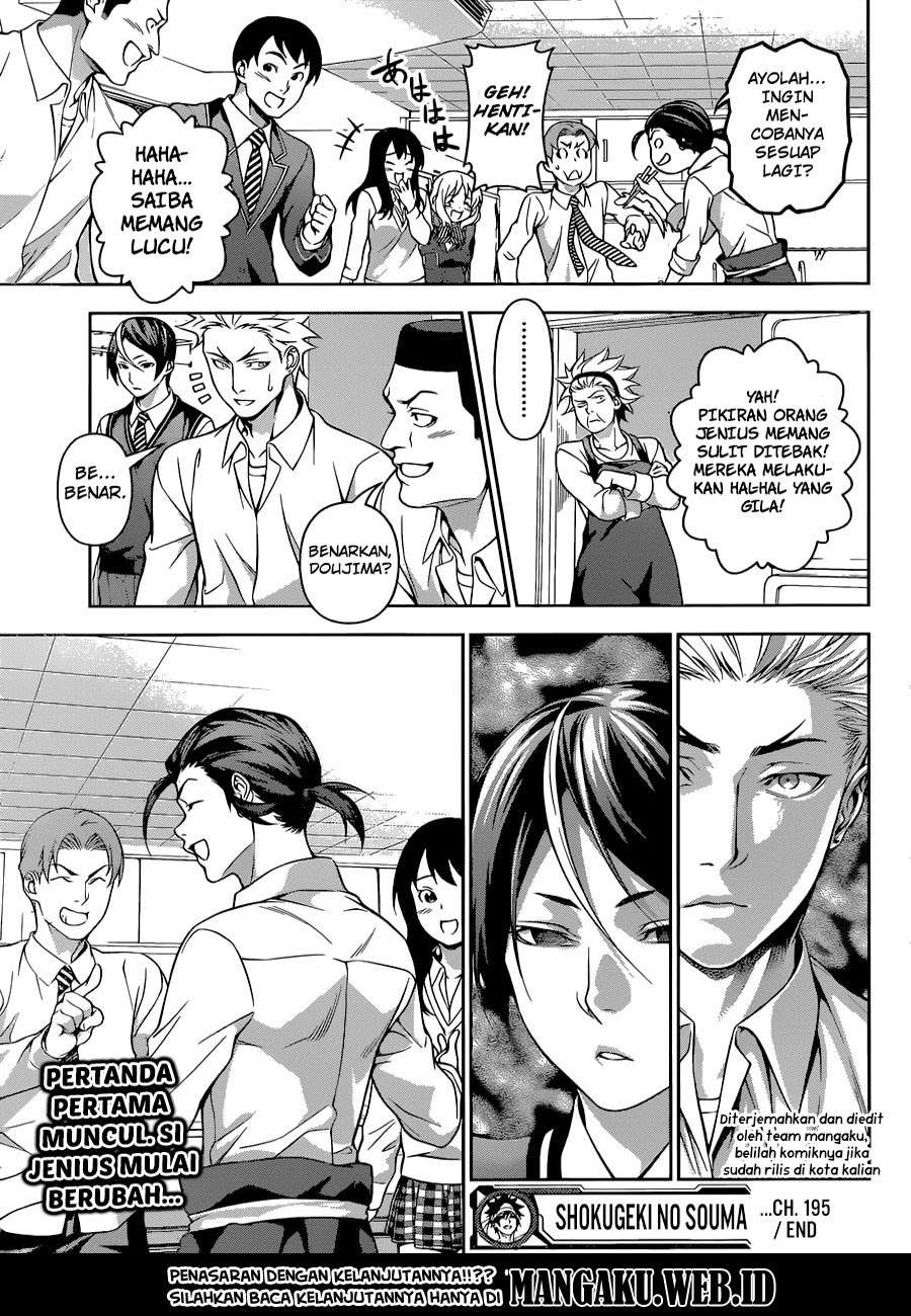 Shokugeki no Souma Chapter 195 Gambar 19