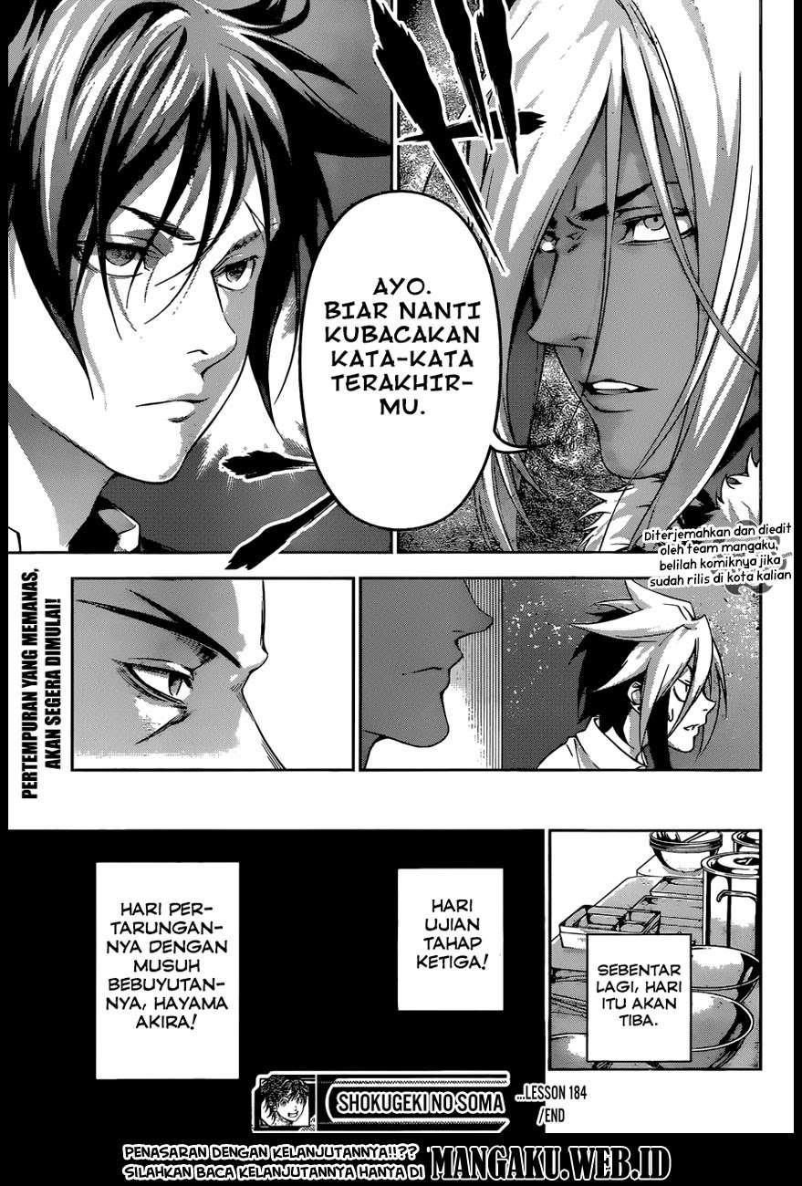 Shokugeki no Souma Chapter 184 Gambar 20