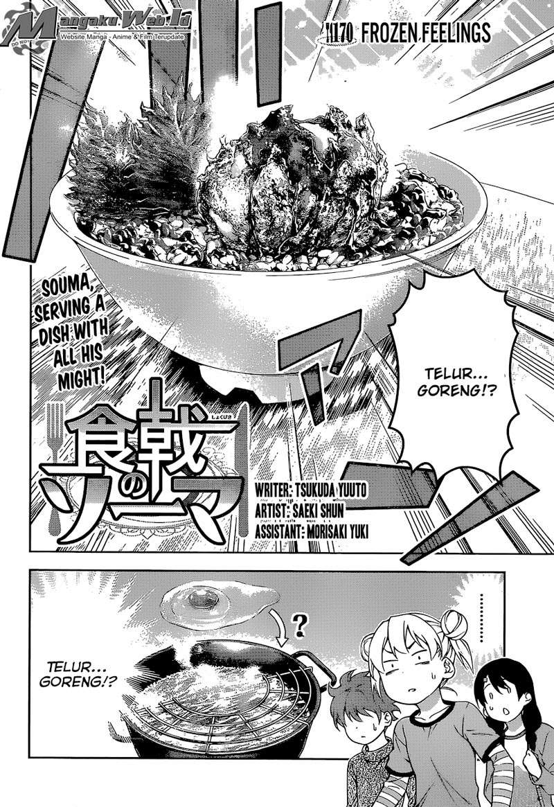 Shokugeki no Souma Chapter 170 Gambar 3
