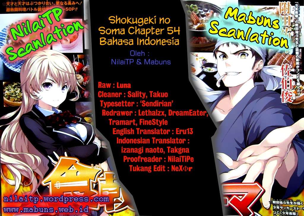 Baca Komik Shokugeki no Souma Chapter 54 Gambar 1