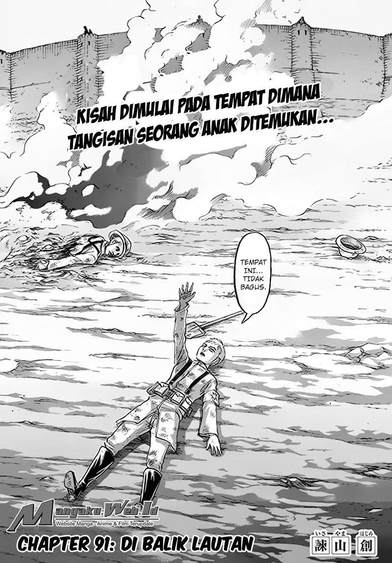 Shingeki no Kyojin Chapter 91 Gambar 3