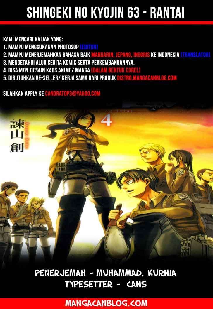 Baca Komik Shingeki no Kyojin Chapter 63 Gambar 1