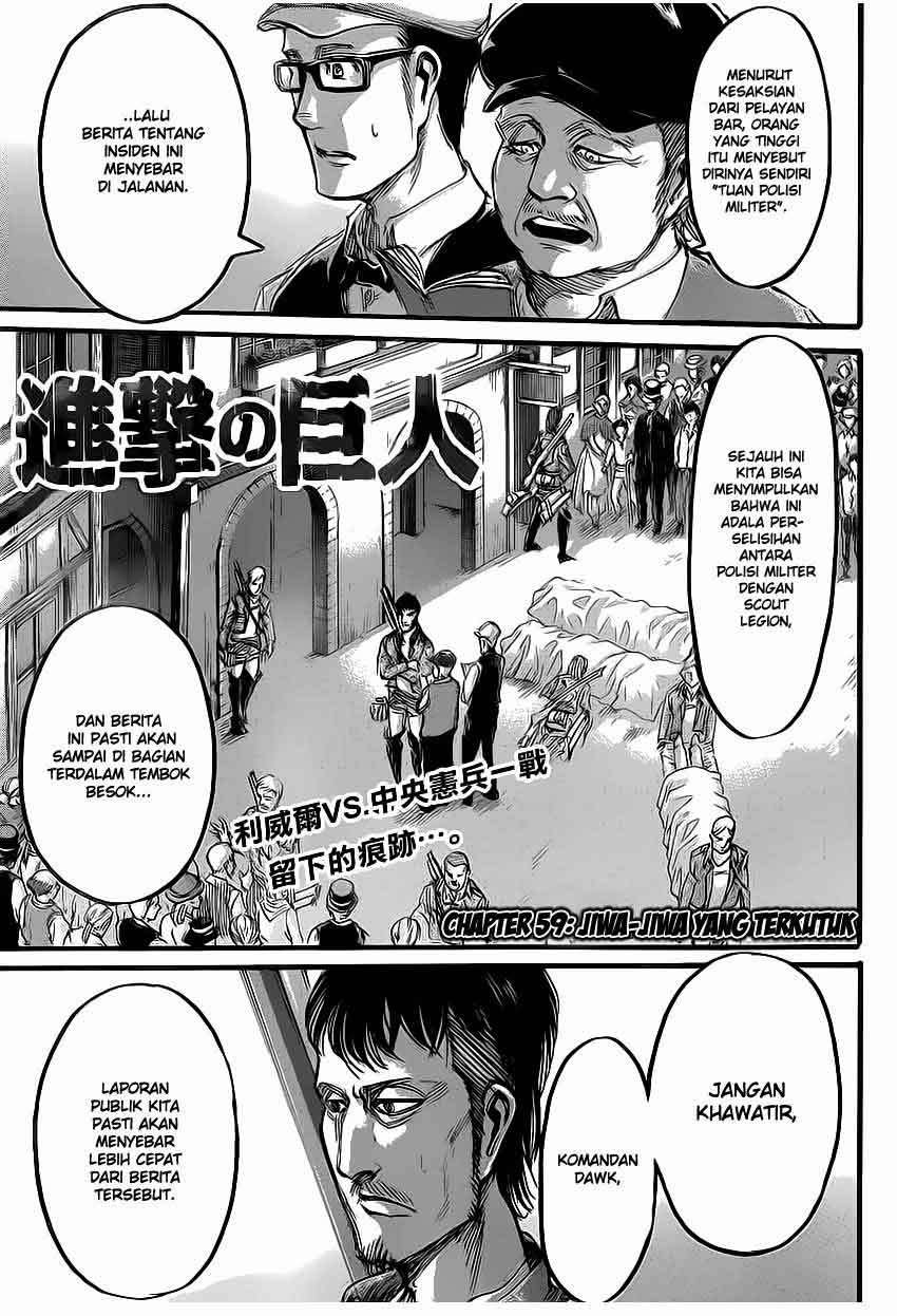 Shingeki no Kyojin Chapter 59 Gambar 3
