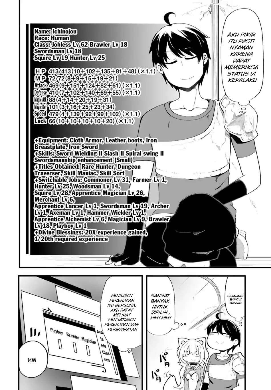 Seichou Cheat de Nandemo Dekiru you ni Natta ga, Mushoku dake wa Yamerarenai you desu Chapter 9 Gambar 9