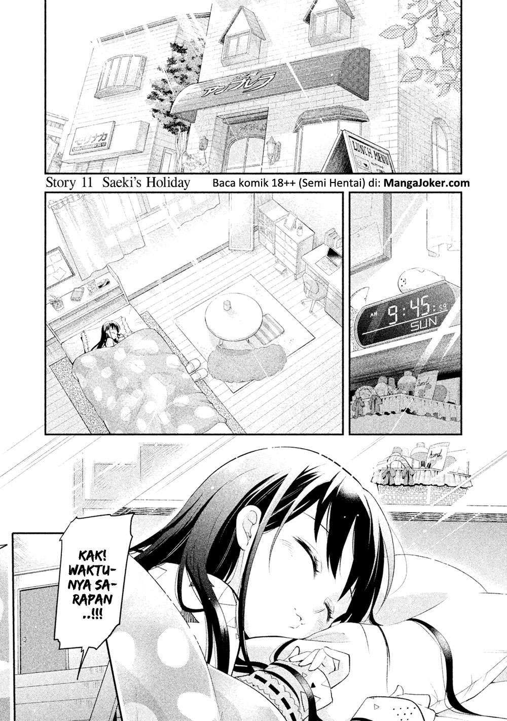 Baca Komik Saeki-san wa Nemutteru Chapter 11 Gambar 1