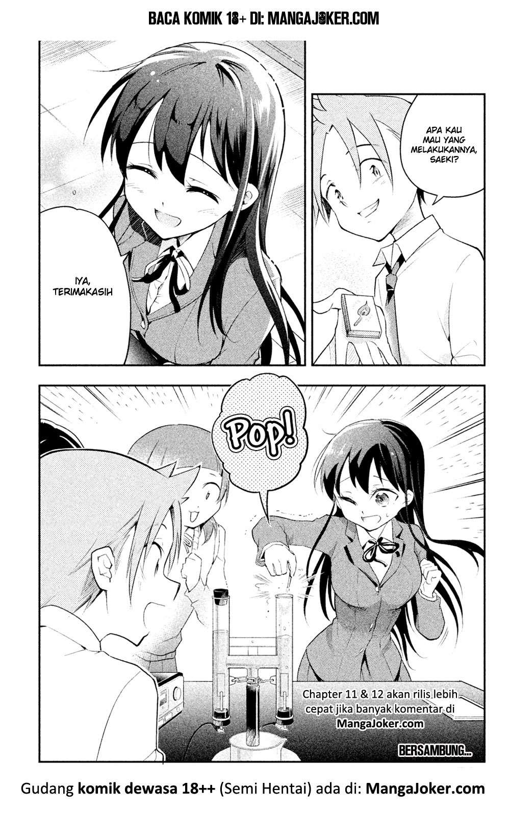 Saeki-san wa Nemutteru Chapter 10 Gambar 17