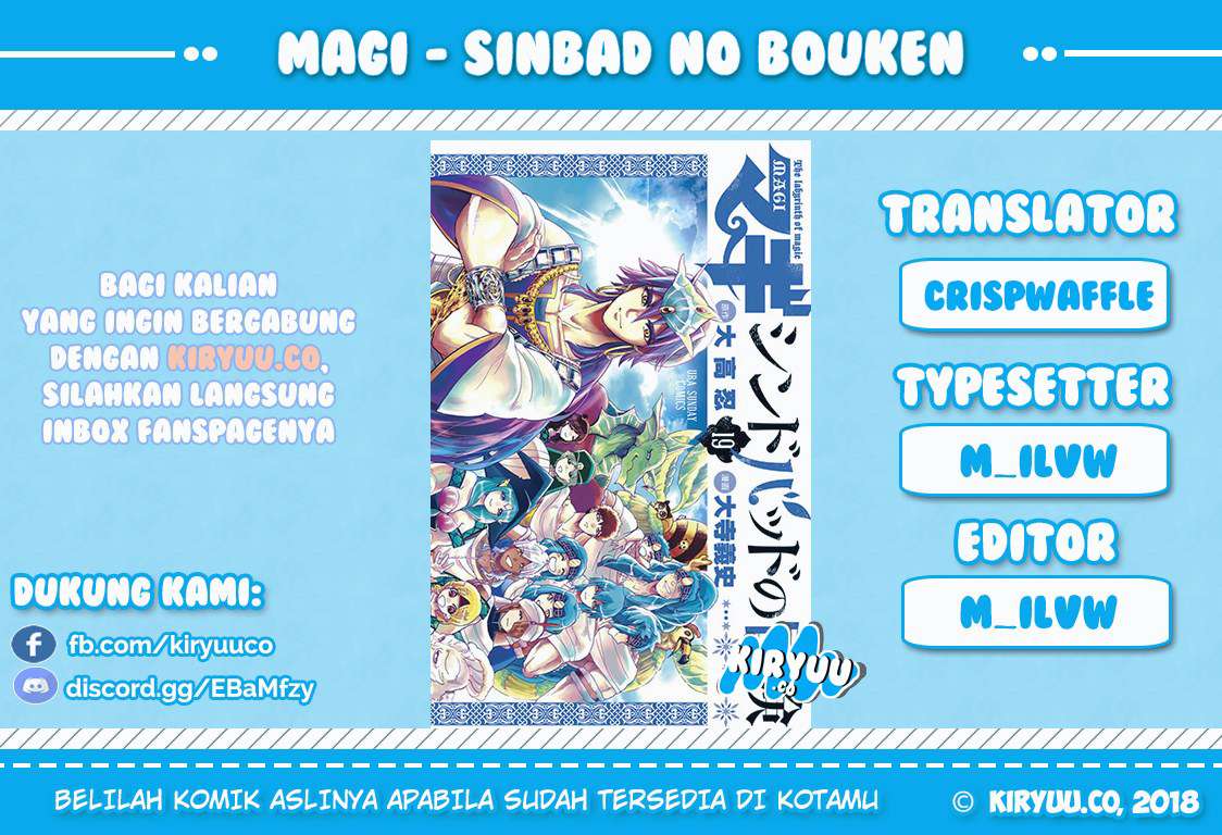 Baca  Magi - Sinbad no Bouken Chapter 113 Gambar 2