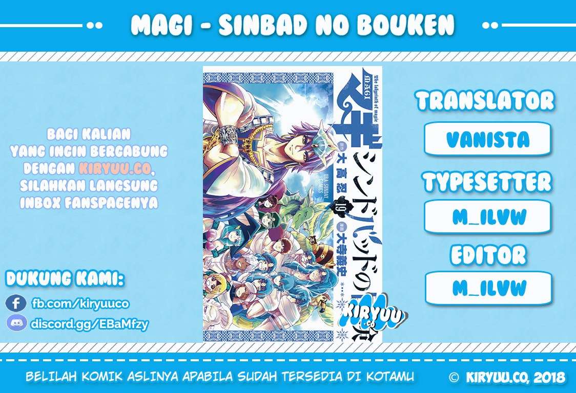 Baca Komik Magi - Sinbad no Bouken Chapter 106 Gambar 1