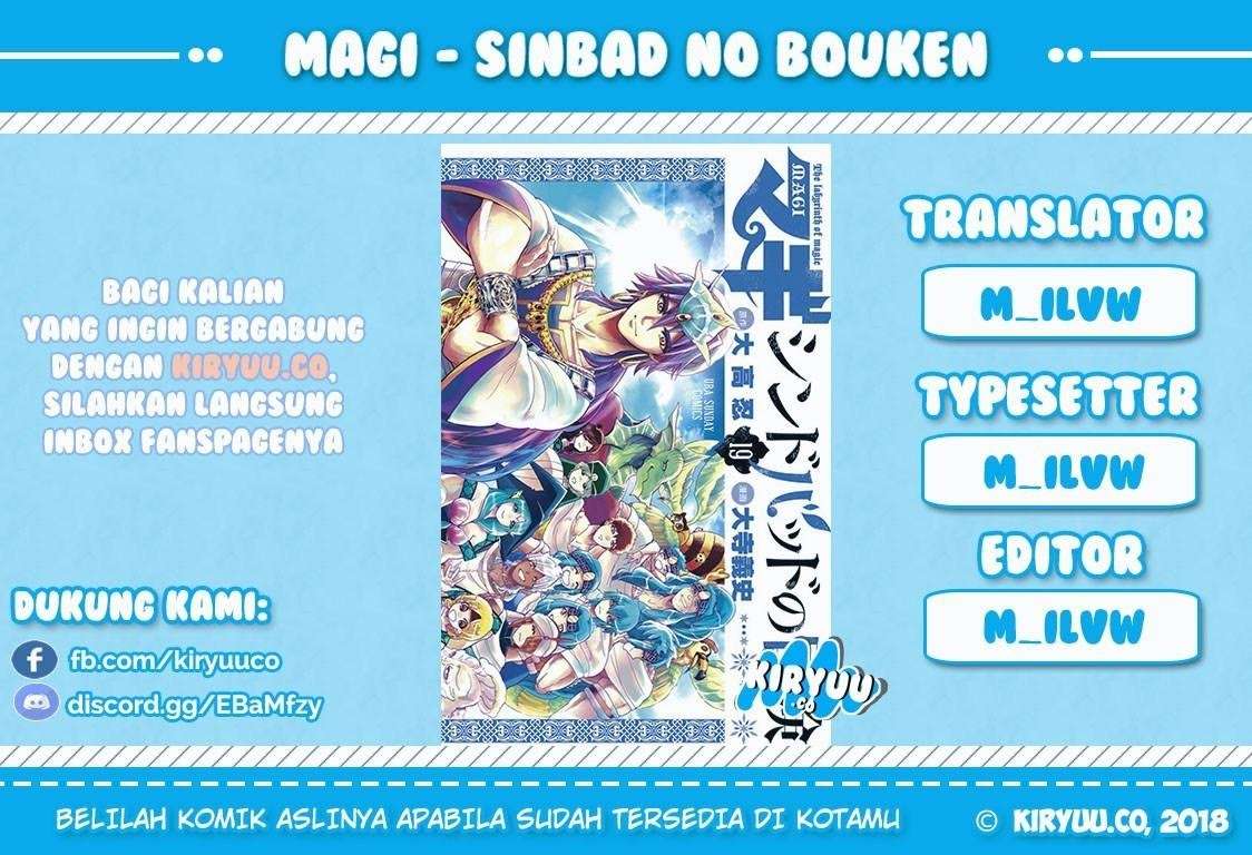 Baca Komik Magi - Sinbad no Bouken Chapter 104 Gambar 1