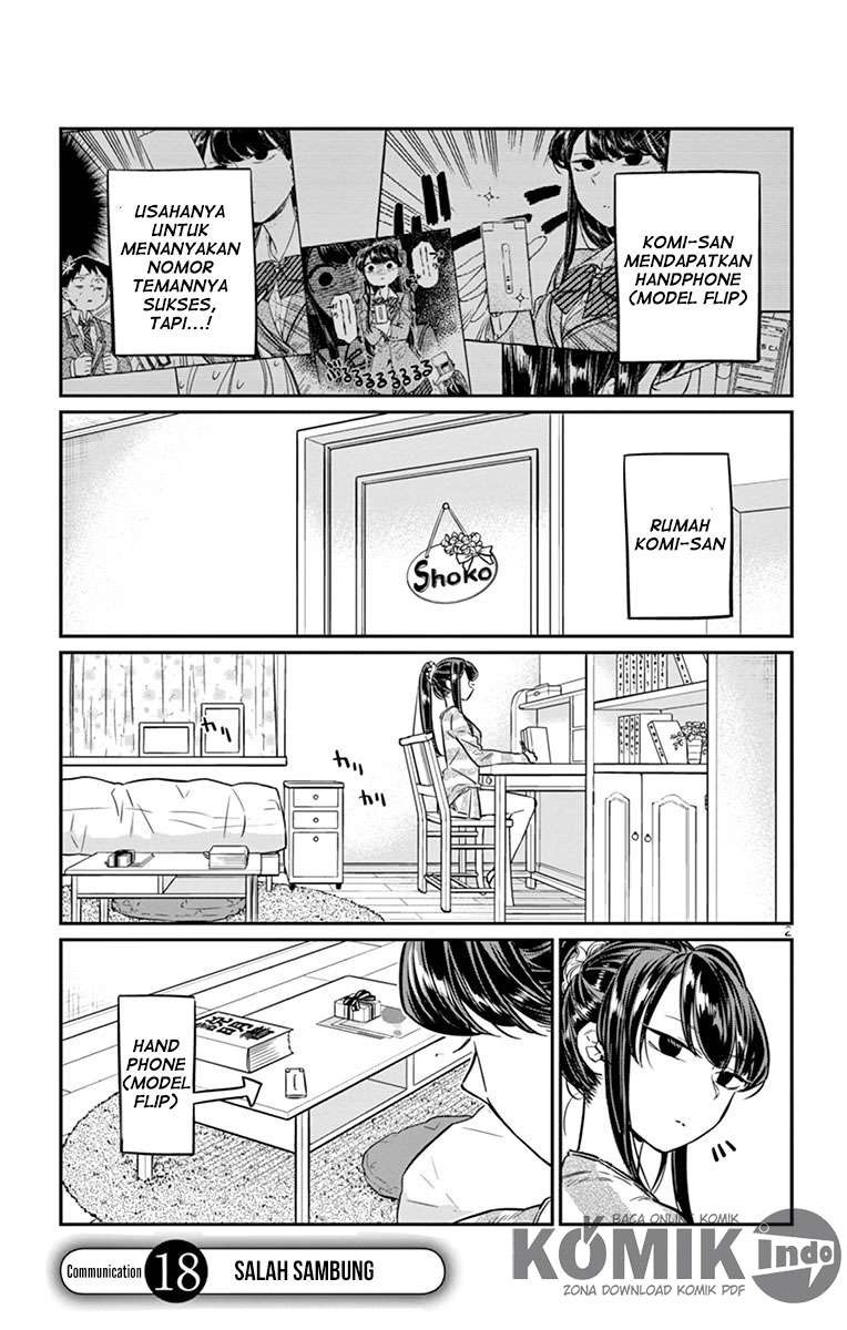 Baca Komi-san wa Komyushou Desu Chapter 18 Gambar 2