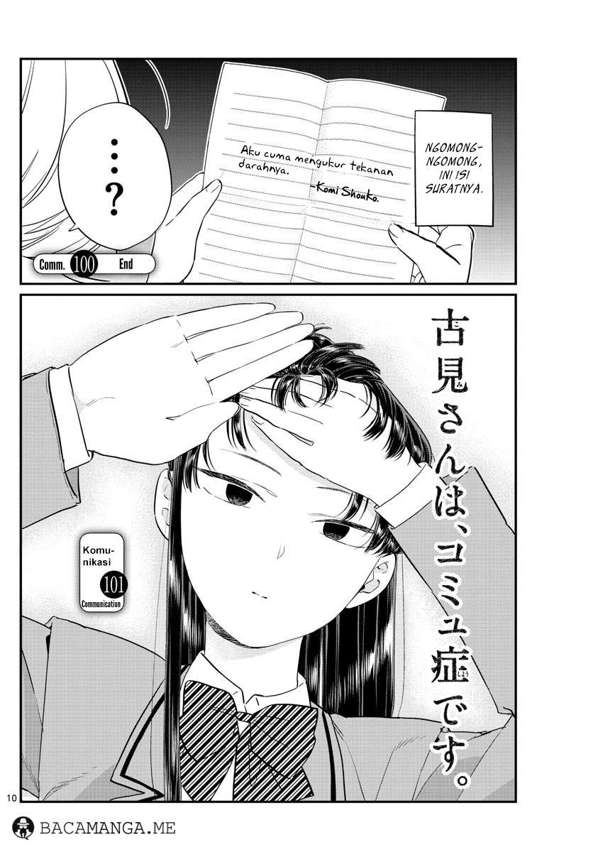 Baca Komik Komi-san wa Komyushou Desu Chapter 101 Gambar 1