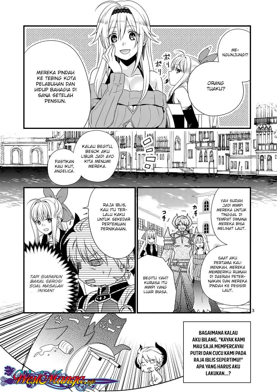 Maou desu Onna Yuusha no Hahaoya to Saikon Shita no de Onna Yuusha ga Giri no Musume ni Narimashita Chapter 8 Gambar 3