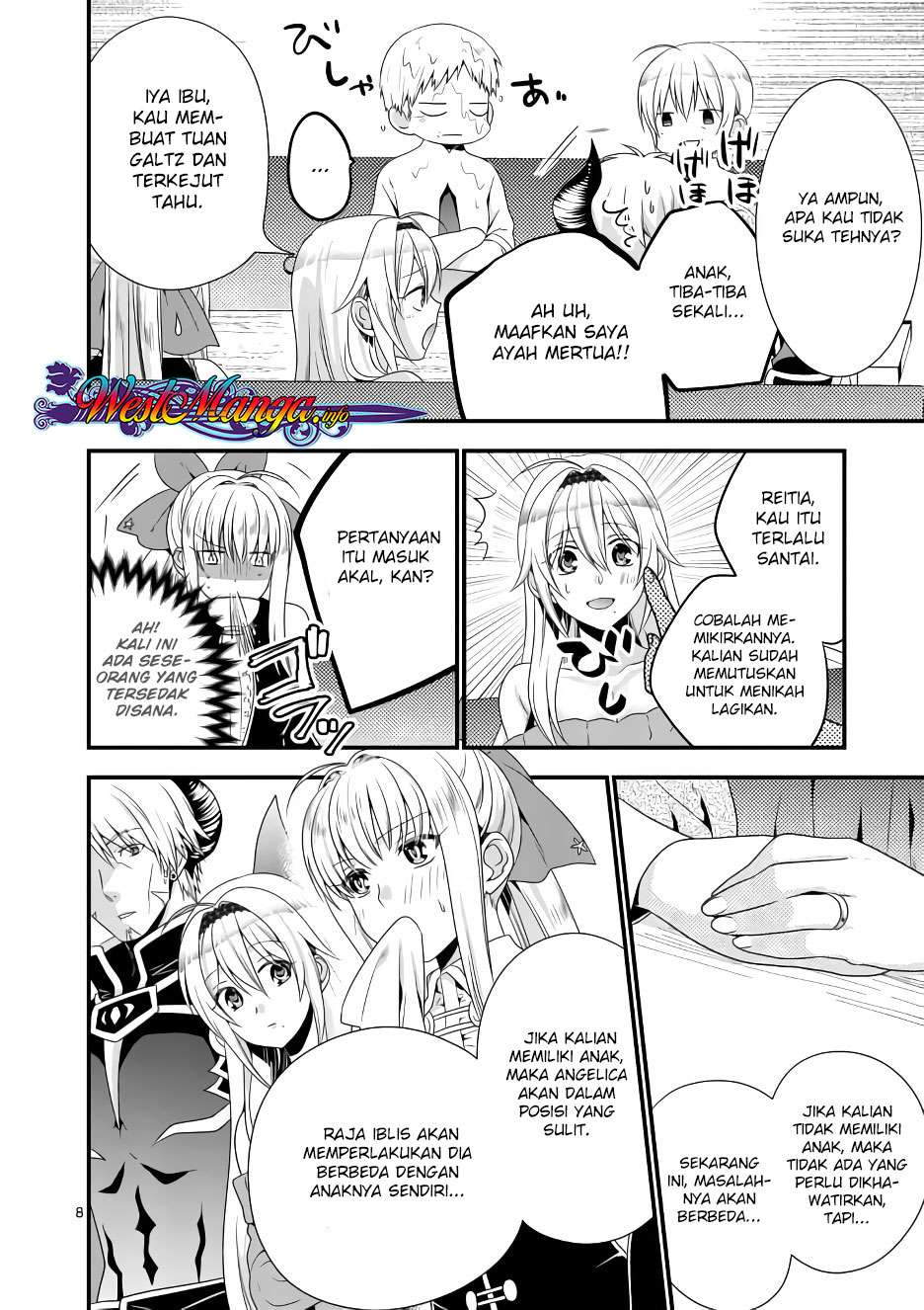 Maou desu Onna Yuusha no Hahaoya to Saikon Shita no de Onna Yuusha ga Giri no Musume ni Narimashita Chapter 8 Gambar 8