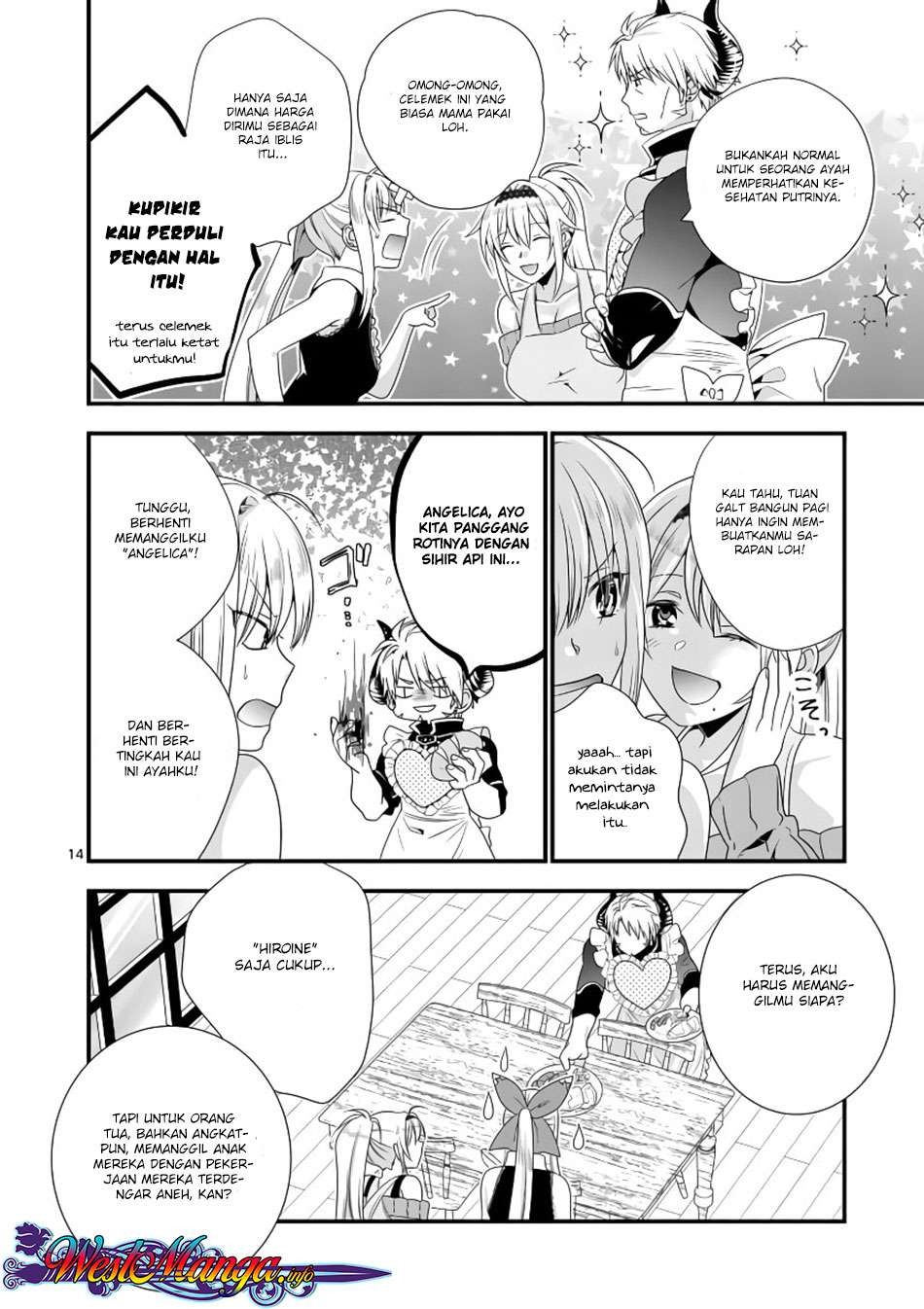 Maou desu Onna Yuusha no Hahaoya to Saikon Shita no de Onna Yuusha ga Giri no Musume ni Narimashita Chapter 3 Gambar 16