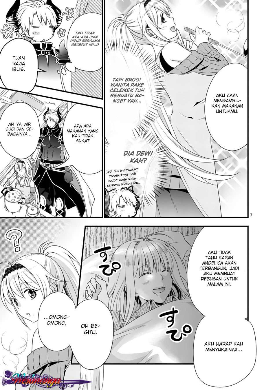 Maou desu Onna Yuusha no Hahaoya to Saikon Shita no de Onna Yuusha ga Giri no Musume ni Narimashita Chapter 2 Gambar 8