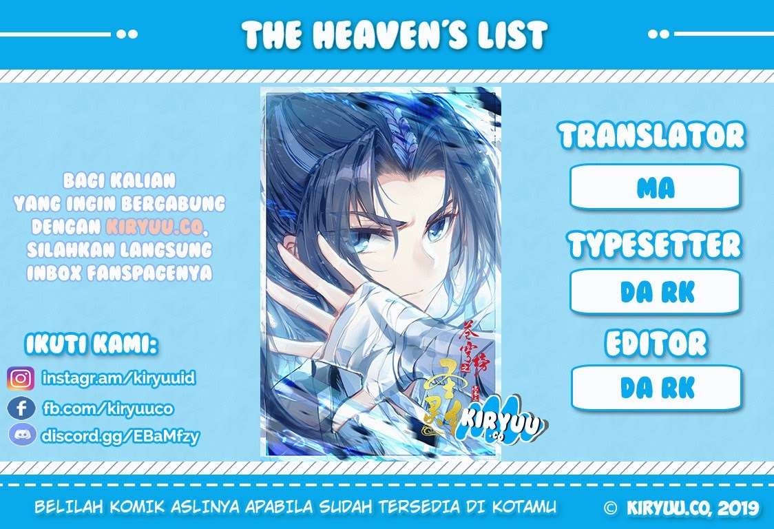 The Heaven’s List Chapter 11.5 1