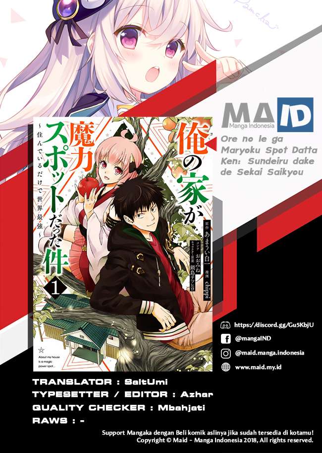 Baca Manga Ore No Ie Ga Maryoku Spot Datta Ken: Sundeiru Dake De Sekai Saikyou Chapter 9 Gambar 2