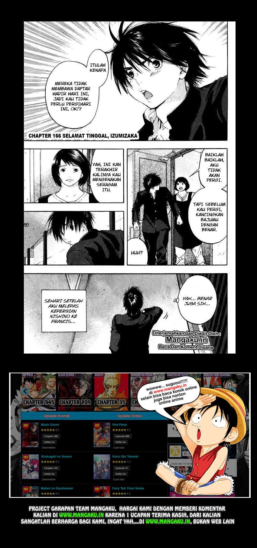 Baca Ichigo 100% Chapter 166 Gambar 2